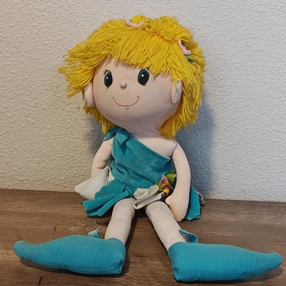 Vintage 1982 Herself the Elf Rag Doll American Greetings‎ Mattel Plush Toy Bell